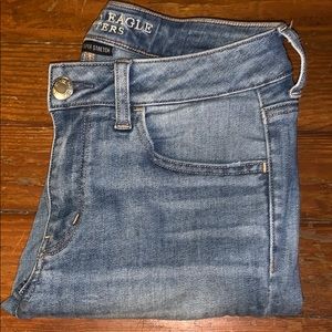 America eagle blue jeans
